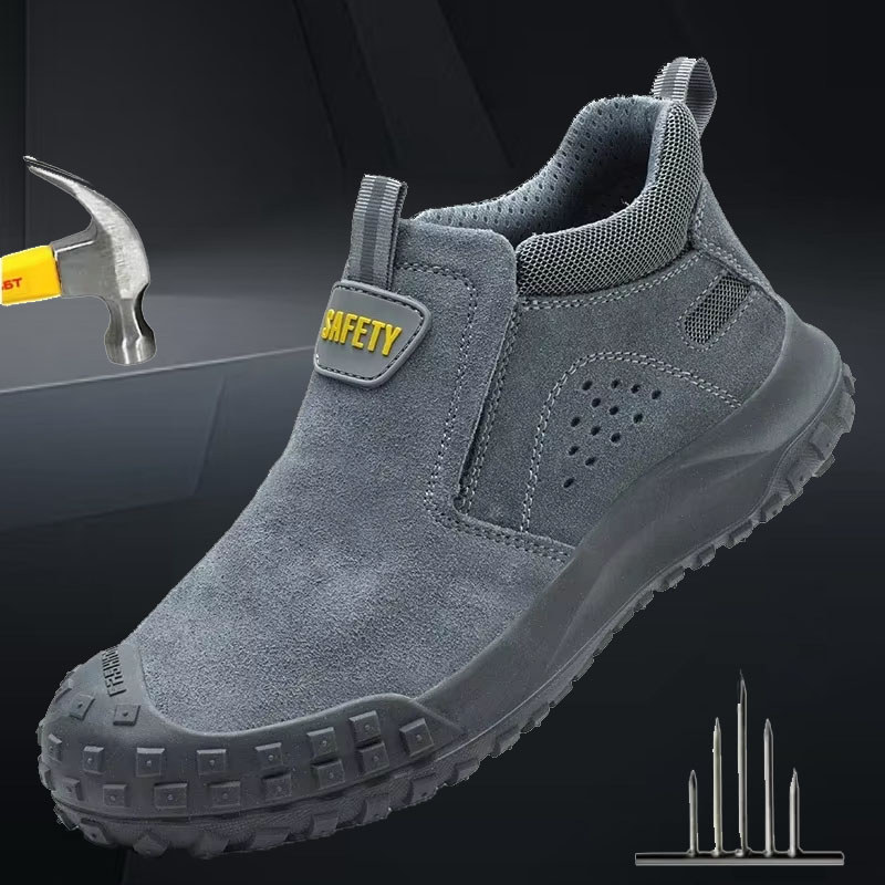 Insulation Men Work Boots Puncture-Proof Safety Shoes Steel Toe Welder Protective Shoes