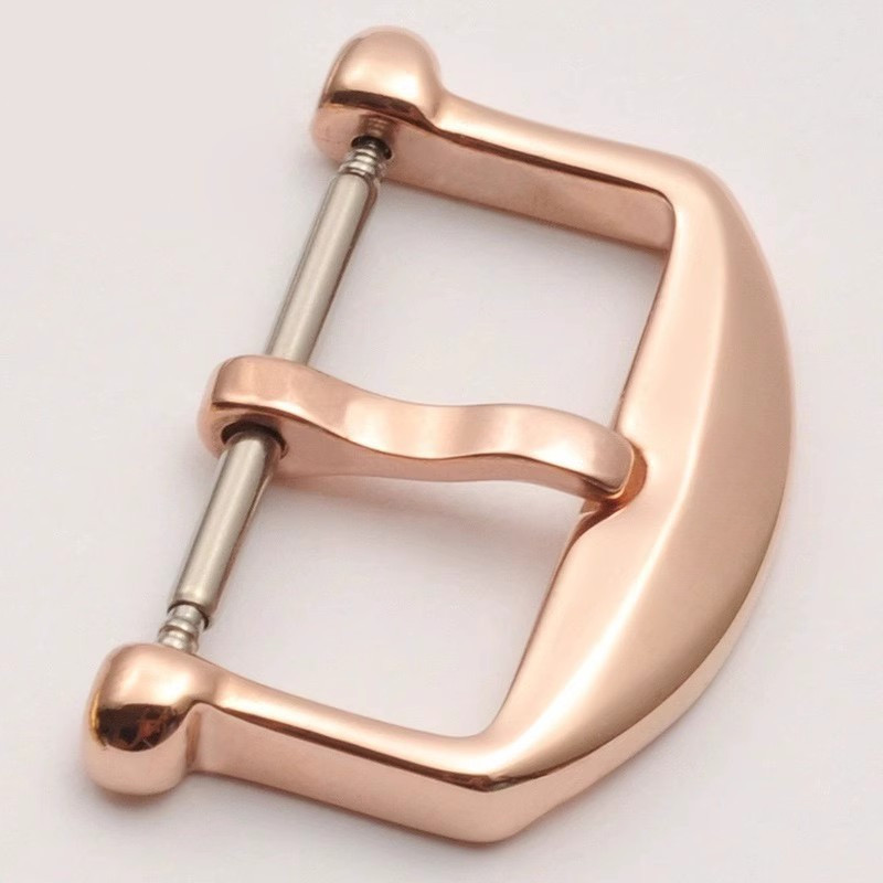 Replacement Stainless Steel Pin Buckle for IWC Portuguese Pilot Portofino 18mm Chronograph Watch