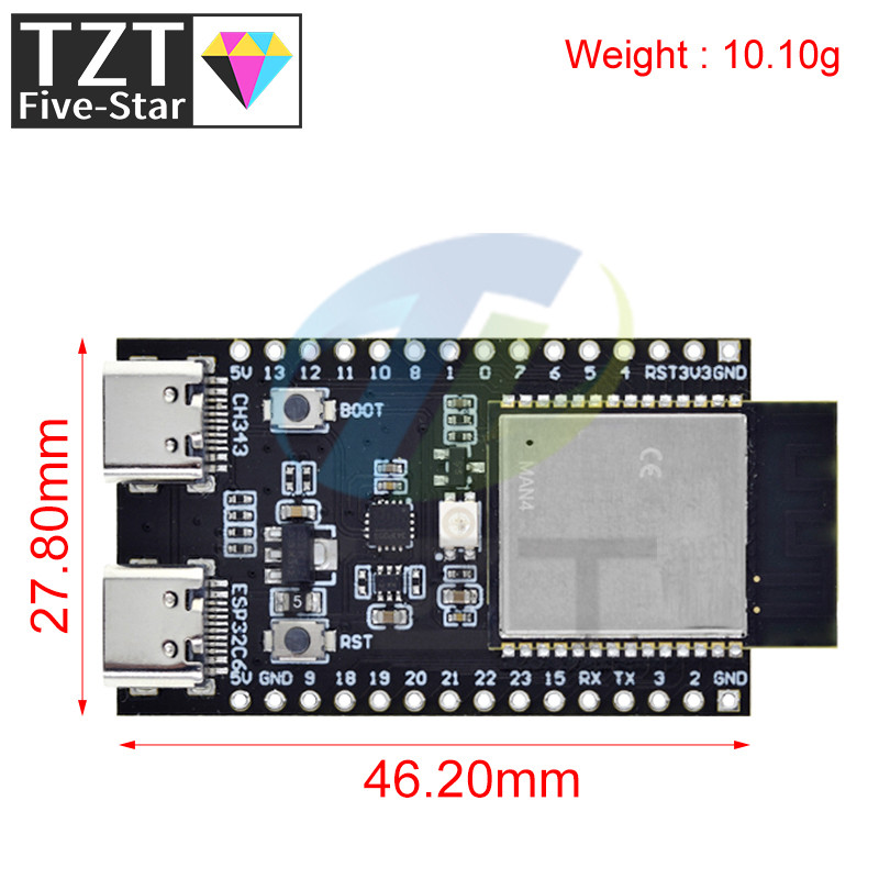 ESP32-C6 ESP32 WiFi+Bluetooth Internet Of Things ESP Development Board Core Board ESP32-C6-DevKit C