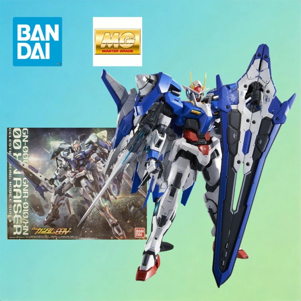 Bandai MG 1/100 00 XN Raiser Gundam 00V Scale Assembly Model Kit Mobile Suit Action Figure