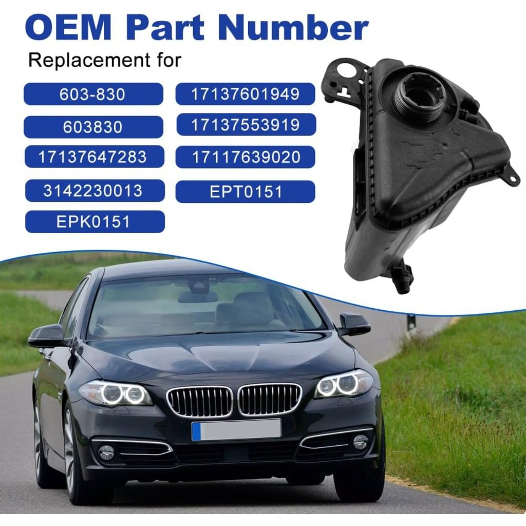 COOLANT EXPANSION TANK FOR BMW F01 F02 F10 F11 F12 F13 535I 640I GT OEM NUMBER:1713 7647 283/1711