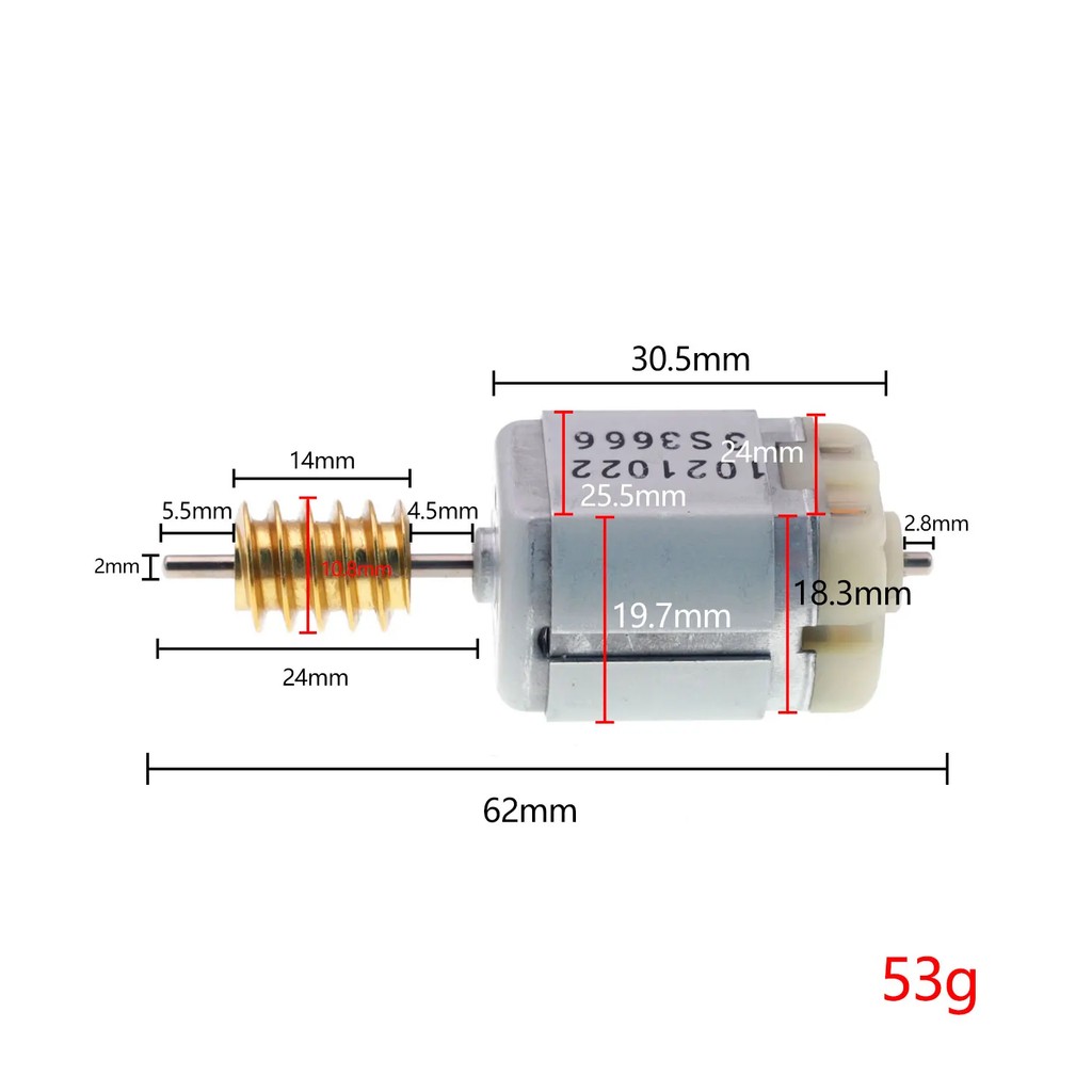 1021022 12V DC ELV/ESL STEER LOCK MOTOR FOR FIAT FC280 AZGIANT