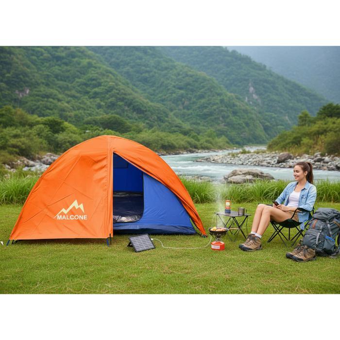 Tenda Malcone double layer One Green 2-3 org (Lengkap / komplit)