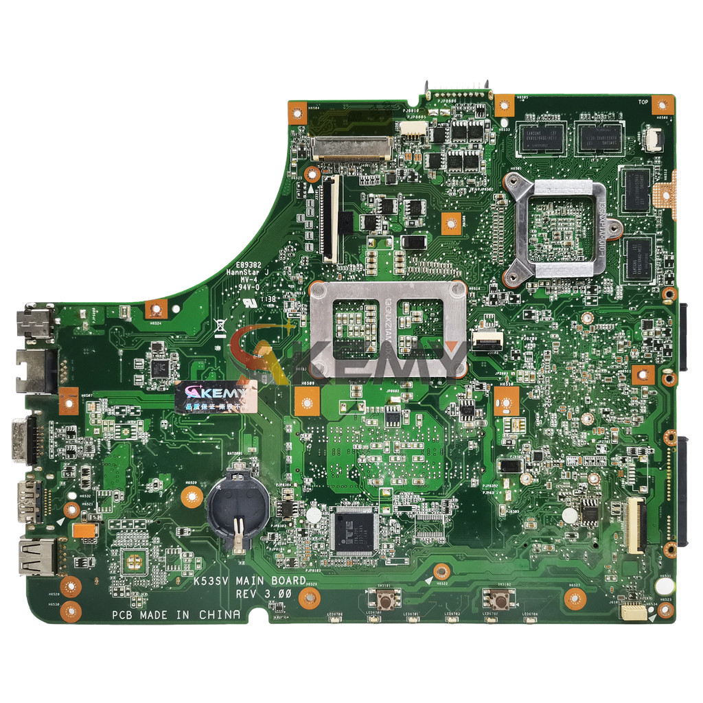 K53SV Laptop Motherboard For ASUS K53SV K53SC K53SK K53S K53SJ K53SM K53SD Notebook Mainboard 100%