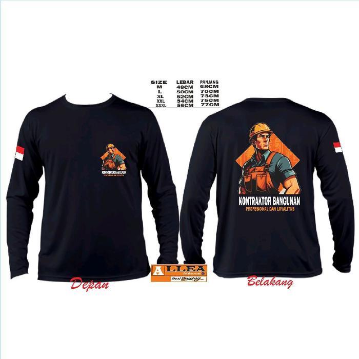 BAJU KAOS MOTIF TUKANG BANGUNAN, KULI BANGUNAN, TUKANG BANGUNAN KEREN TERBARU,KAOS ATASAN PRIA