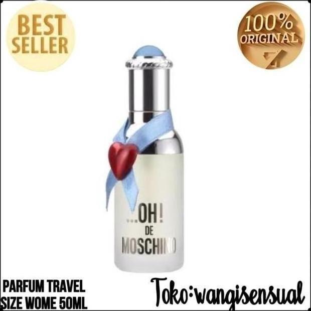 Parfum Travel Size Moschino Oh De Moschino Women 50Ml ( Tanpa Box )