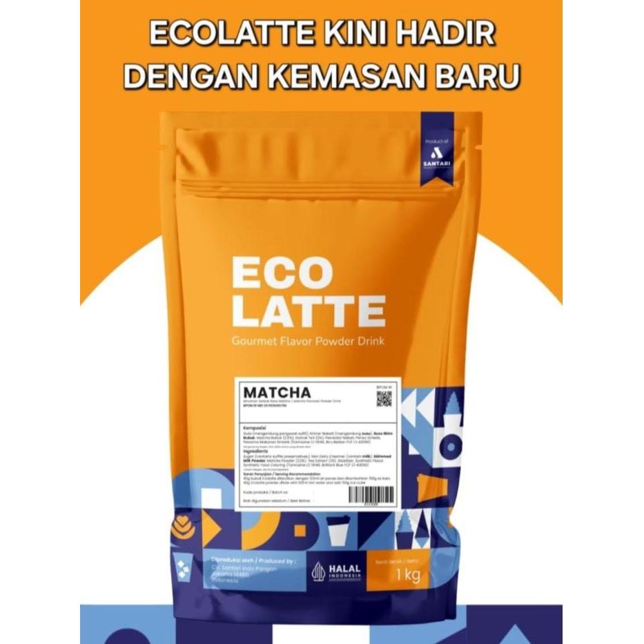 Ecolatte Royal Choco 1Kg Bubuk Serbuk Minuman Powder Drink Aneka Rasa Murah Instan Cocok Untuk Usaha