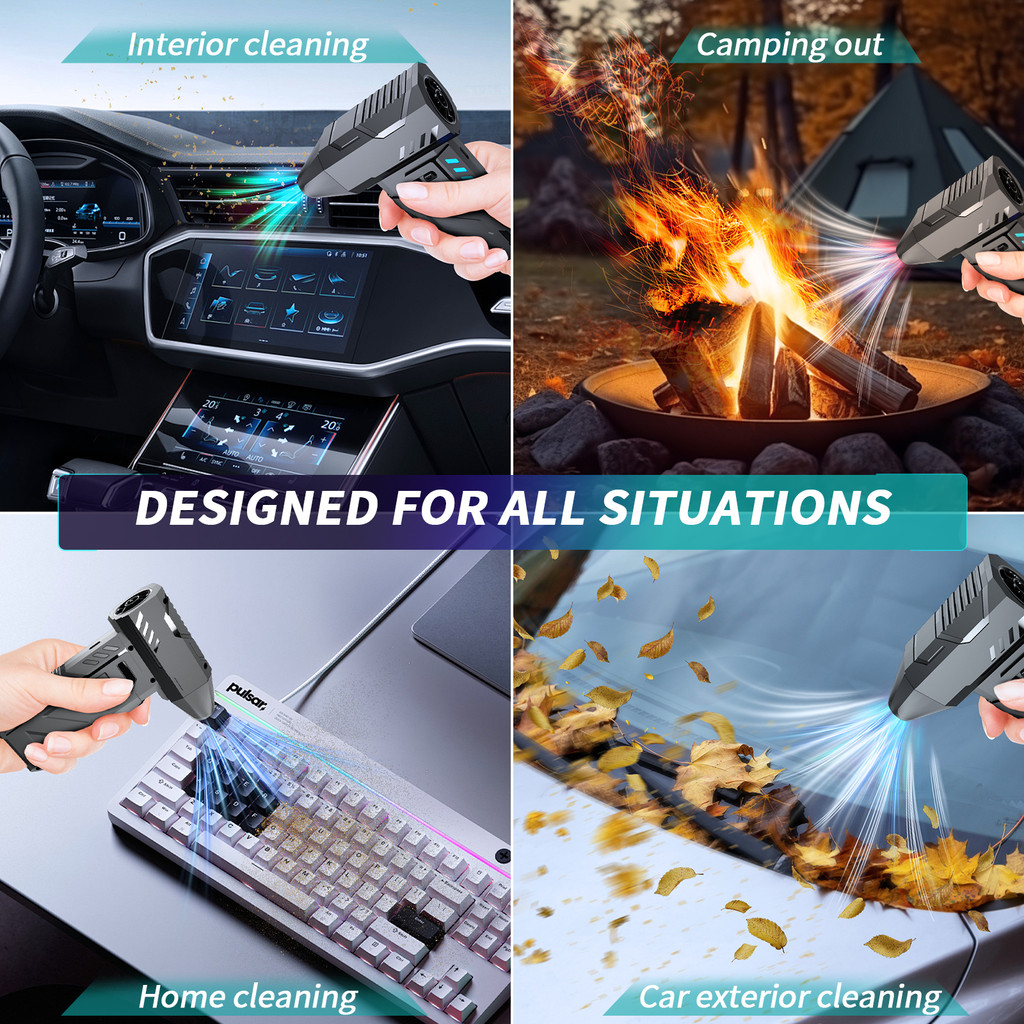 Portable Electric Air Blower Turbo Jet Fan Brushless Motor HighSpeed Mini Turbo Jet Fan Adjustable
