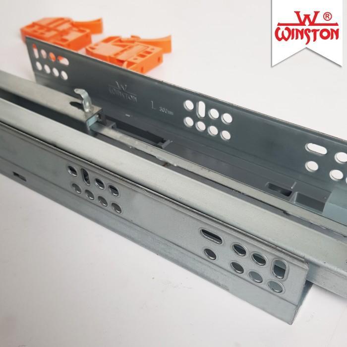 Rel Laci Tandem Winston 60 CM Single Extention Push To Open / 76086 Bukan Blum, Bukan Hafele, Bukan