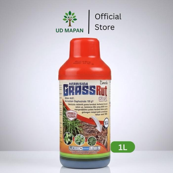 Grassrut Herbisida Solusi Gulma Daun Lebar & Rumput 1L