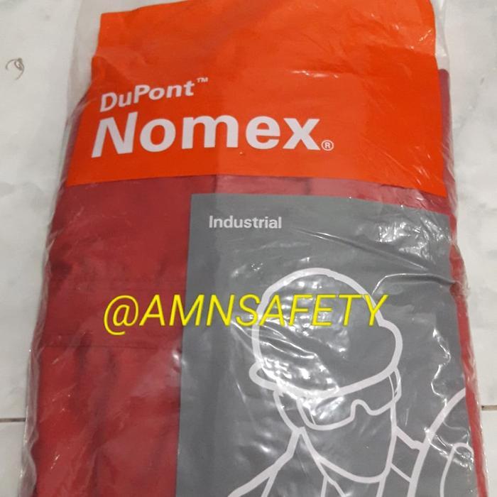 Wearpack Coverall Anti Api Bahan Nomex Merah