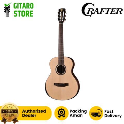 Gitar Akustik Elektrik CRAFTER MINO MACASSAR Solid Brand Korea + TAS