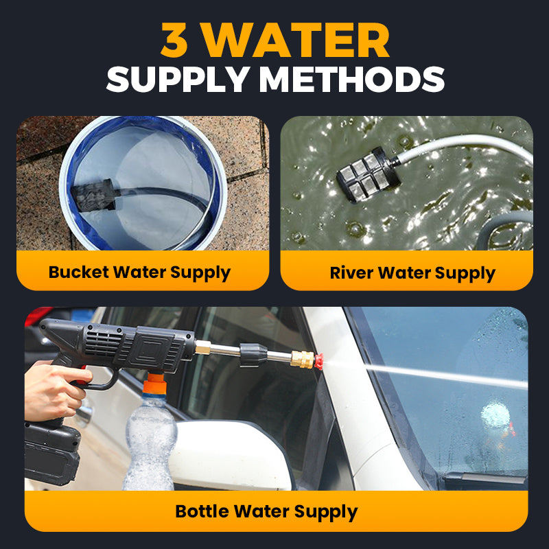 Cordless Portable High Pressure Spray Water Gun,2025 New Cordless Portable Multi-Function High