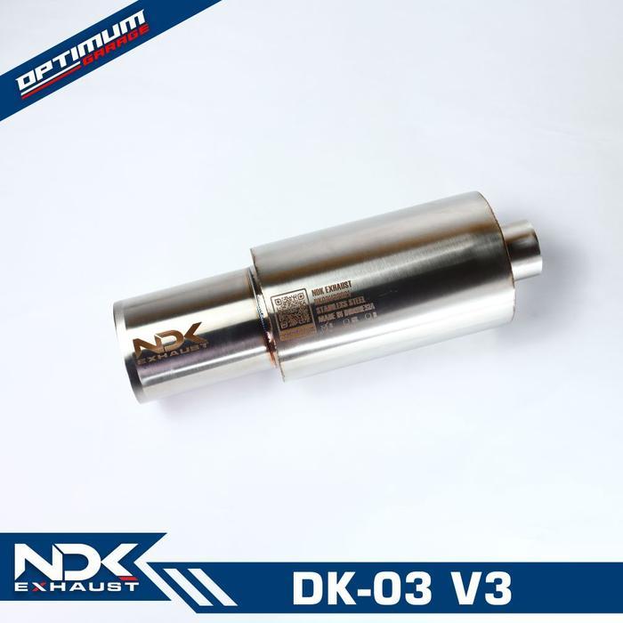 Knalpot Mobil Ndk Exhaust Muffler Dk-03V3 Polish