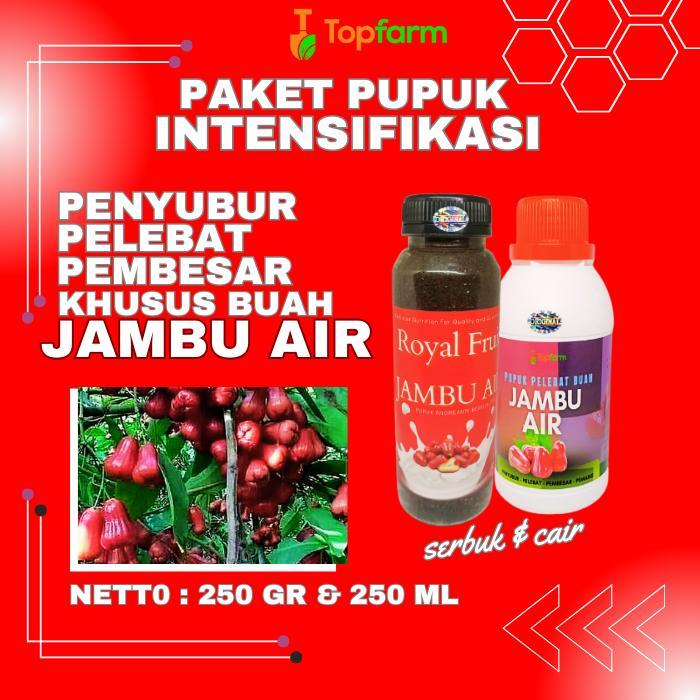 Moonieshopline Pupuk Khusus Buah Jambu Air / Paket Pupuk Jambu Air Berbuah Lebat / Pupuk Cair Serbuk