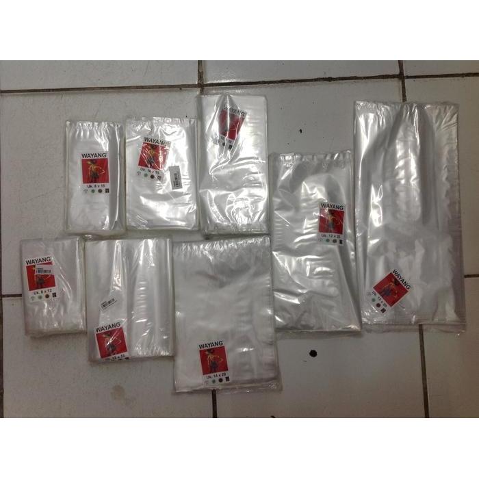 Plastik PP Wayang 20 x 40 - Plastik Laundry - Plastik Bening - Bag
