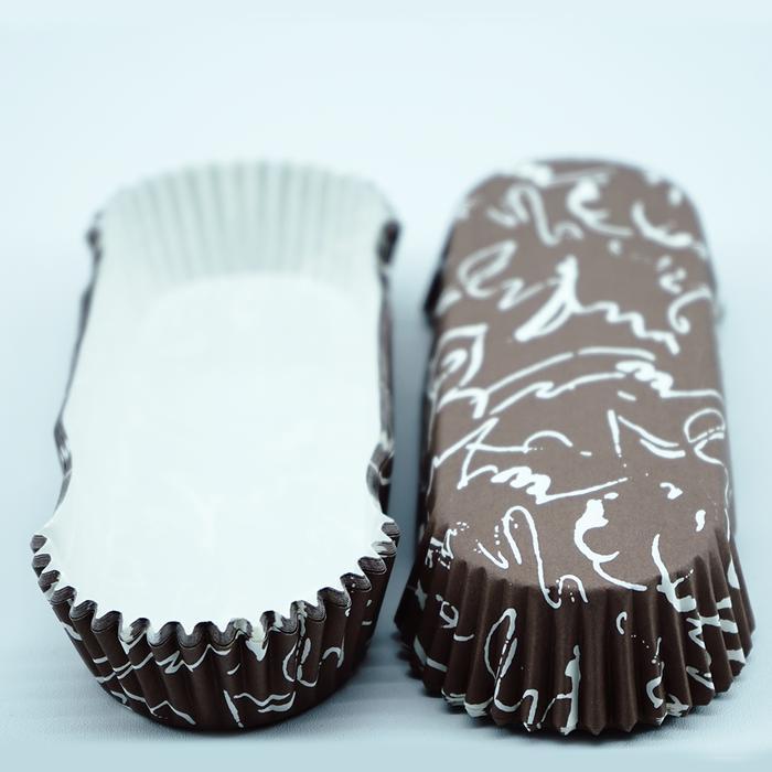 Cup Kue Kertas Oval Lapis Plastik Isi 300 Pcs