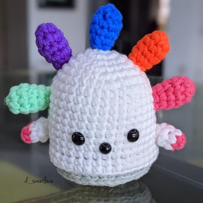 Boneka rajut amigurumi Squeakoid Animal Crossing