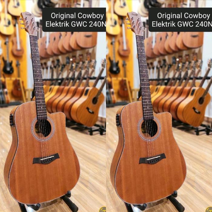 Original Gitar akustik elektrik Cowboy