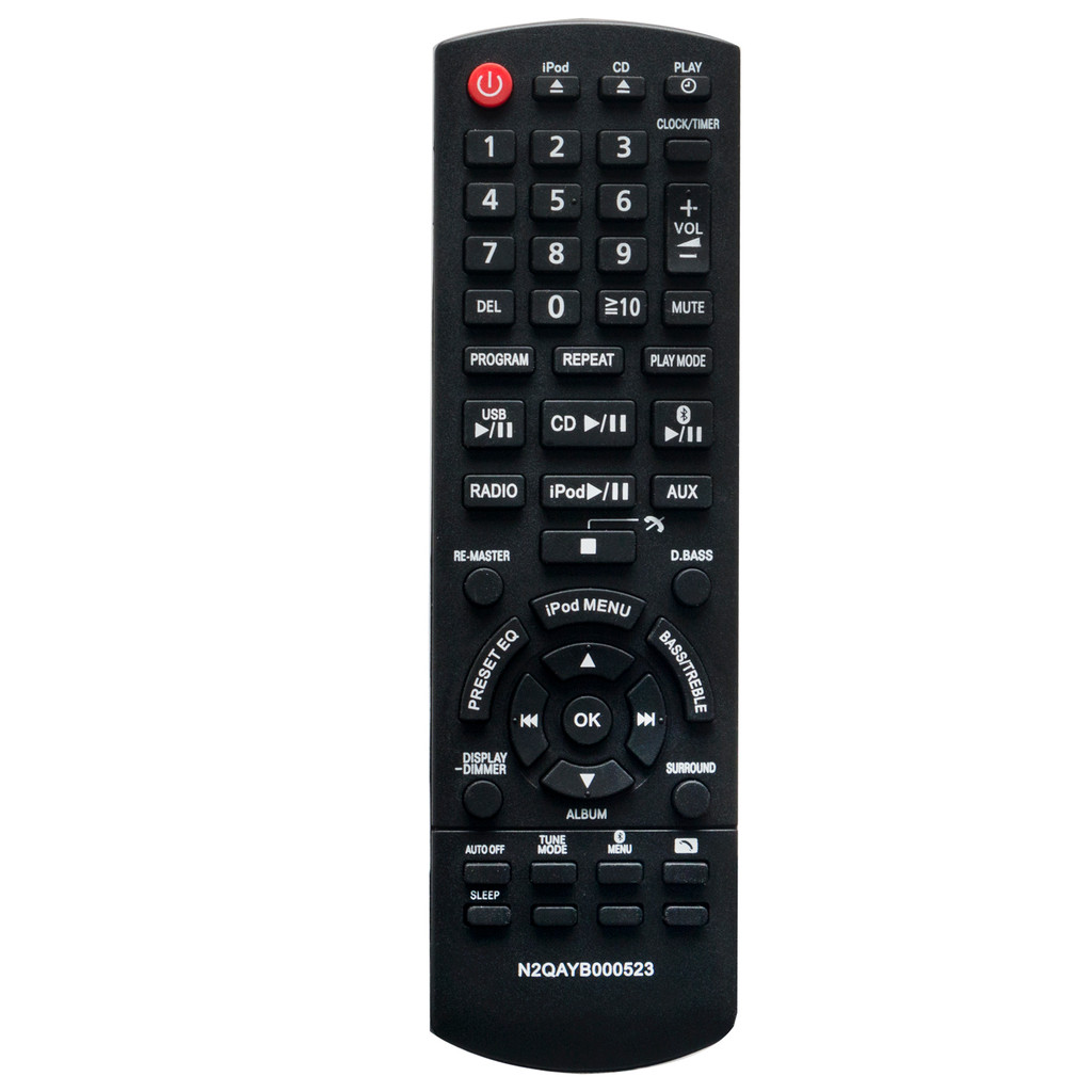 New N2QAYB000523 Replacement Infrared Remote Control Suit for Panasonic Stereo SC-HC40 SA-HC40