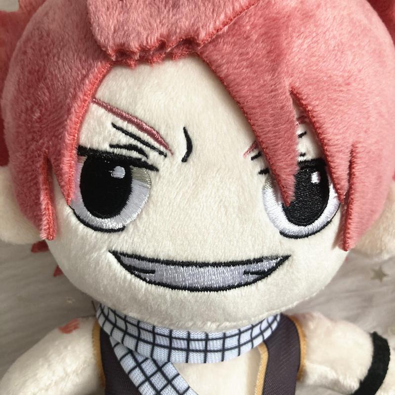 20cm Anime Fairy Tail Etherious Natsu Dragneel Plush Toy Soft Stuffed Cartoon Doll Gifts For