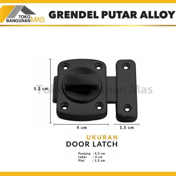 Premium Grendel Putar Soligen / Grendel Slot Pintu Jendela / Grendel Wc Putar Original