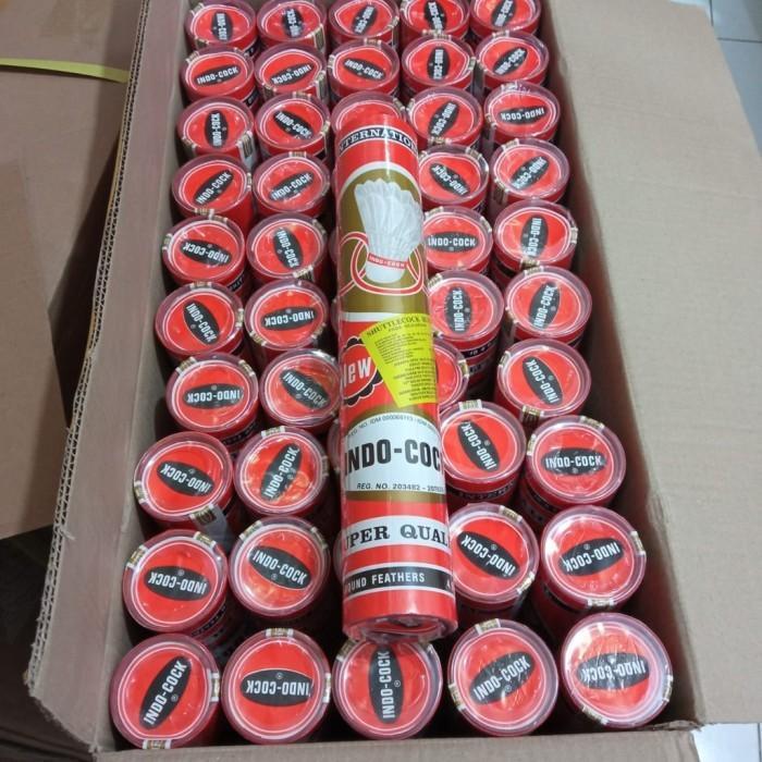 Shuttlecock Badminton Kok Bola Bulutangkis Indocock 1 Slop Isi 12 pcs Raket