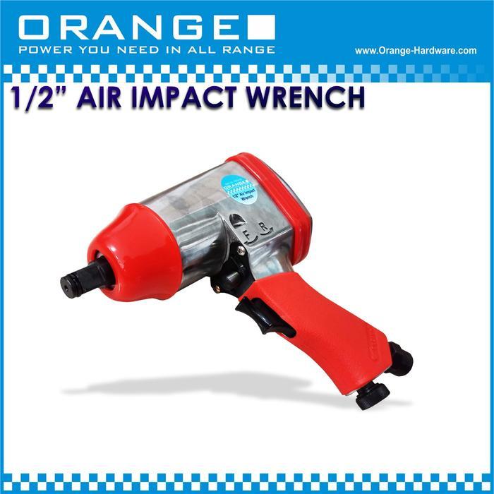 Air Impact Set Wrench Orange Impact Angin Set