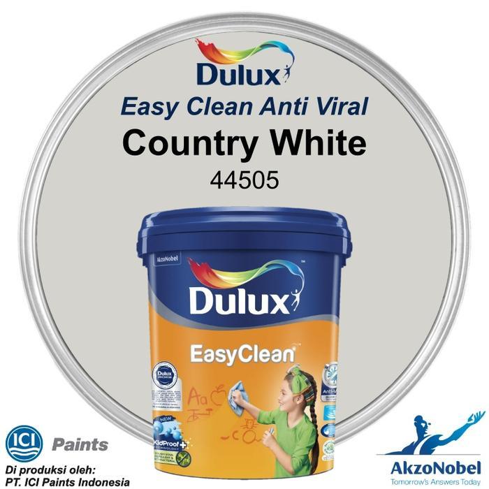 Cat Dulux Easy Clean 2.5 Lt - Country White 44505 #Gratisongkir