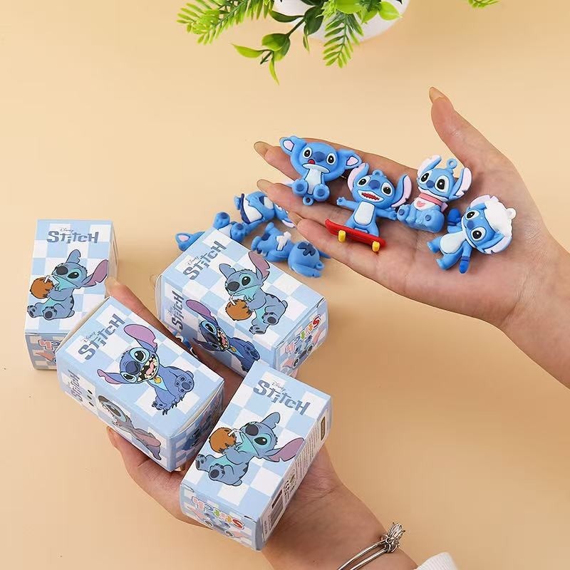 New version of the popular trendy Stitch internet-famous Labubu doll blind box mini niche Stitch