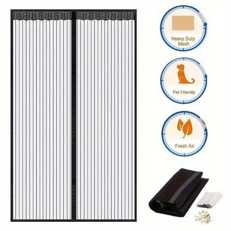{} Tirai Magnet Elegan bahan plastik PVC Jaring Tirai Pintu kama Tirai Pintu Magnet Kawat Nyamuk