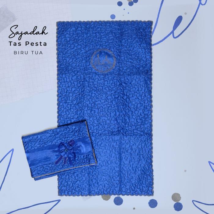 Belimukena - Tas Sajadah Pesta - Biru Tua