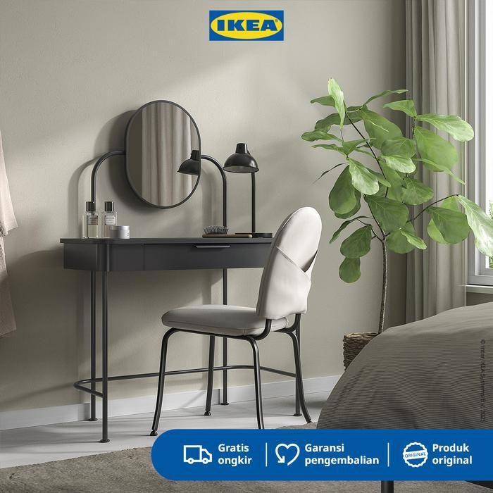 IKEA GRAFJALLET Meja Rias Antrasit 100x42cm  Furniture