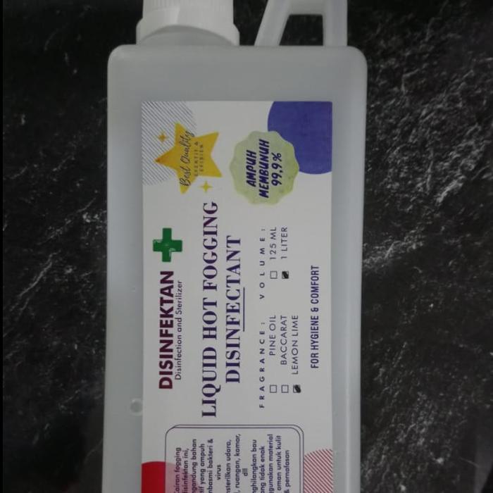 ` Liquid Cairan Disinfektan Hot Fogging Asap