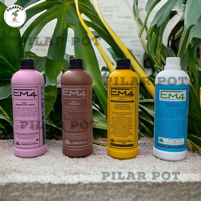 BISA COD EM4 MIKROORGANISME PUPUK ORGANIK CAIR PERIKANAN DAN TAMBAK 1 LITER - EM PERIKANAN