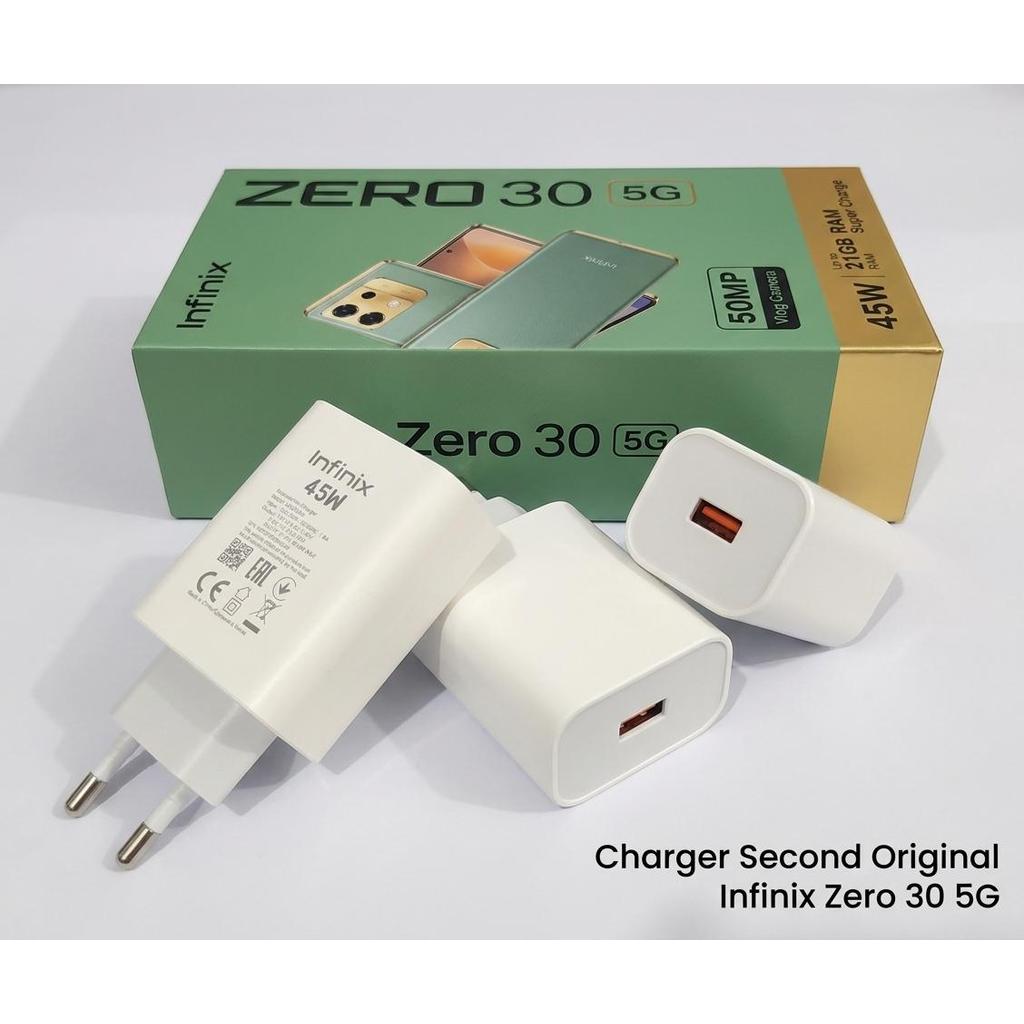 Charger HP Infinix U450XEB Original Bekas 45W Super Charge Infinix Zero 30 5G