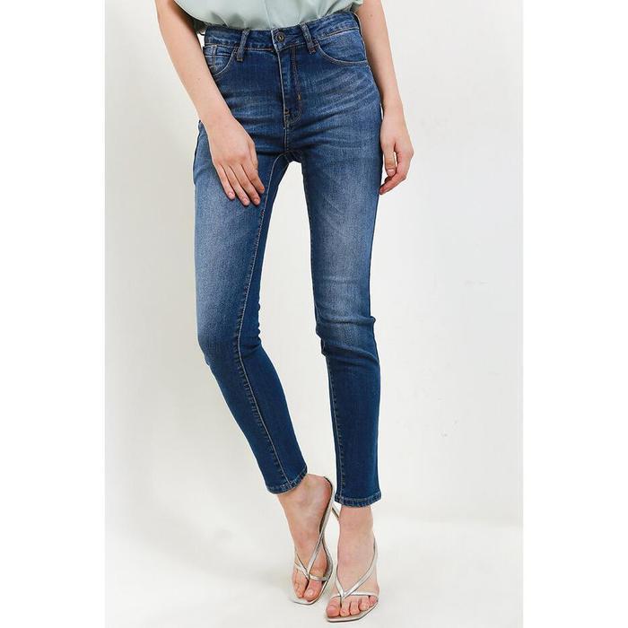 Panjang Jeans Wanita Celana Panjang Jeans Wanita Skinny Cardinal G0207F17C - Indigo, S Wanita Skinny