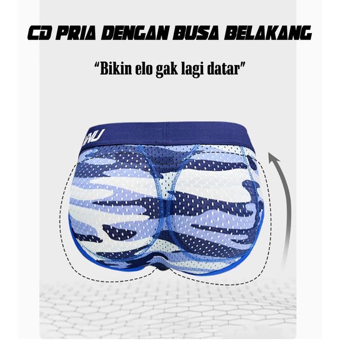 TERLENGKAP ORLVS Celana Dalam Pria Busa Bokong