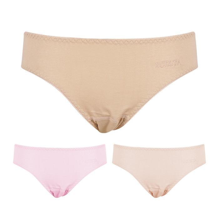 Scelta Dalam Wanita Celana Dalam Wanita Model Mini Bahan Halus Menyerap Keringat Warna Cokelat Ukura