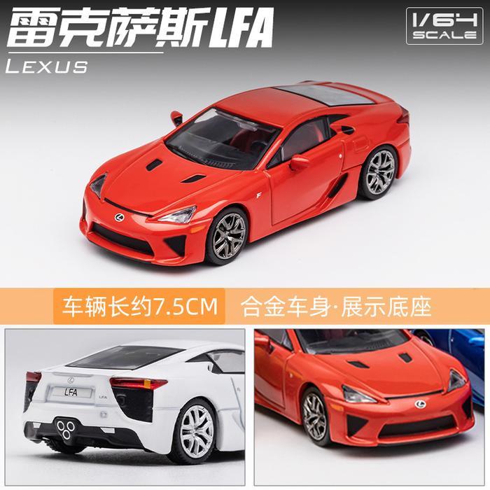 Dct 1/64 Lexus Lfa Blue Red White Yellow Diecast