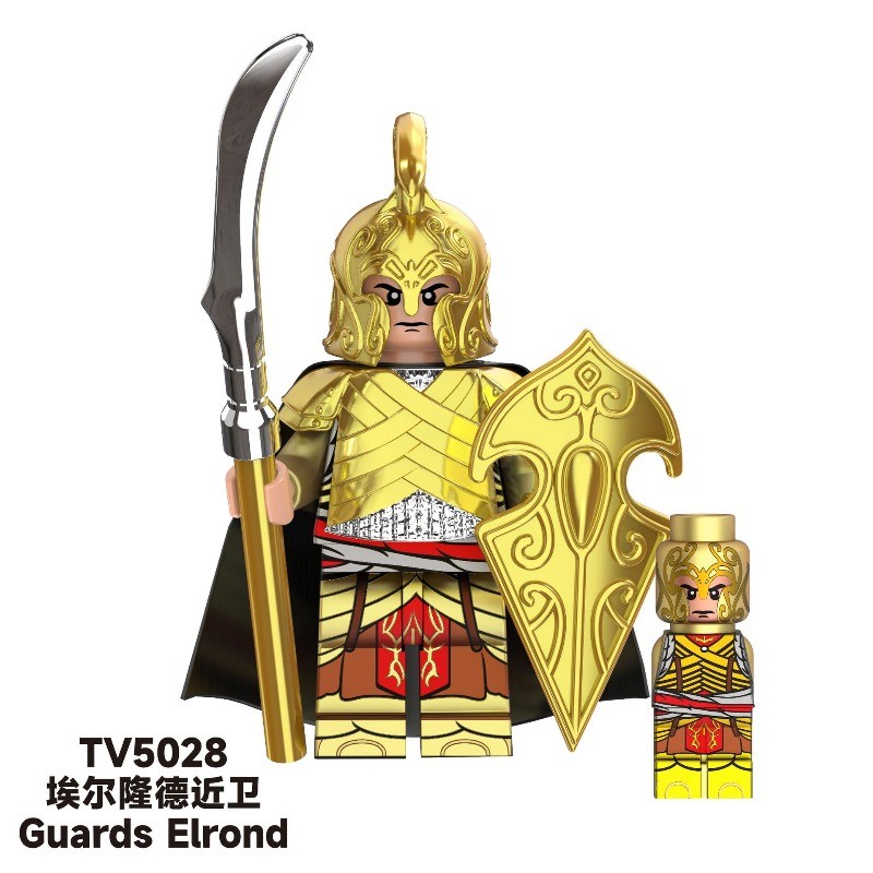 TV6404 Ring Series Elrond Elf Warrior Building Brick Doll Toy