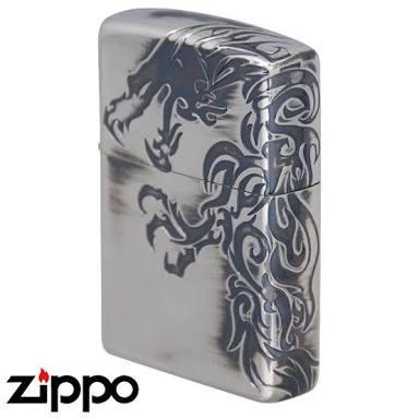 Zippo Dragon Tribal Gold Finishing Japan