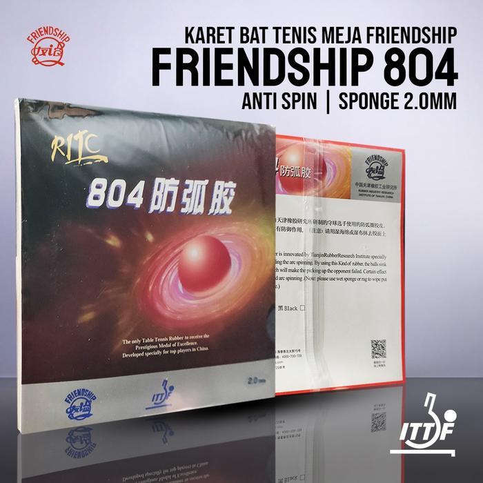 Karet Friendship 804 Anti Spin 2.0mm