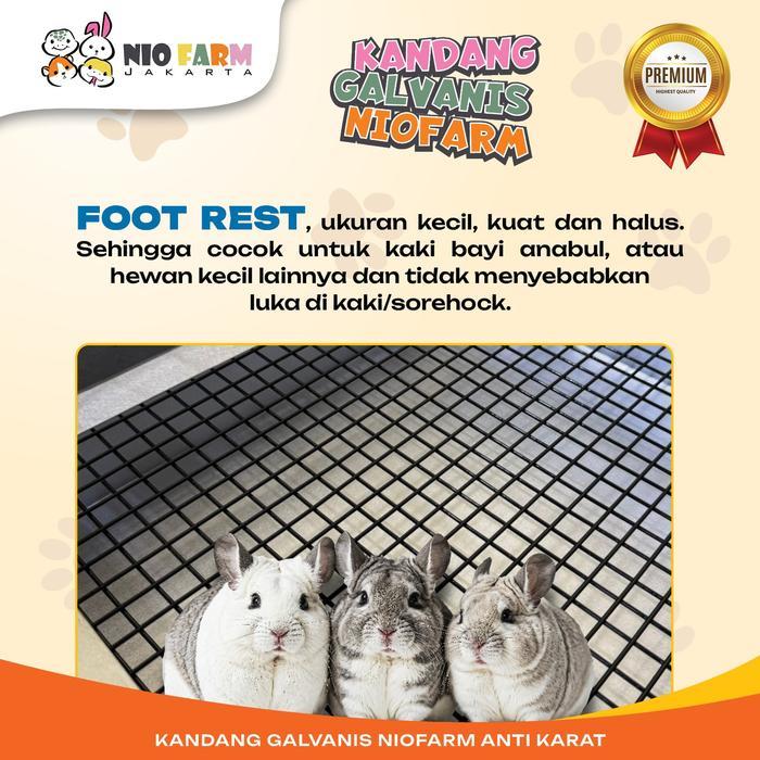 TERLARIS KANDANG GALVANIS NIOFARM - Kandang Anti Karat , Kandang Kelinci , Kucing , Anjing , Sugar