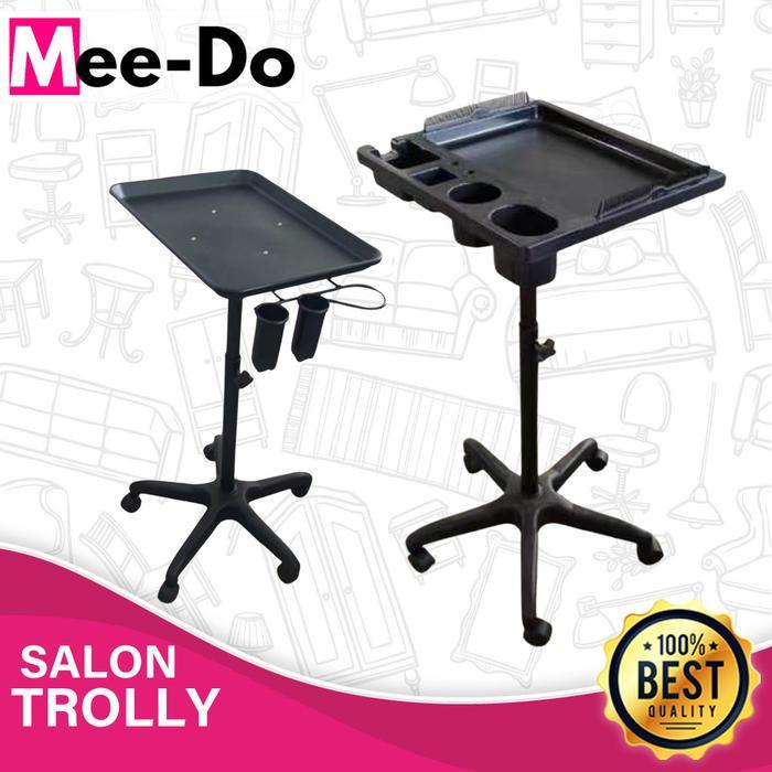 Troli Salon Rambut Trolly Barbershop Salon Tray Plastik Tbk
