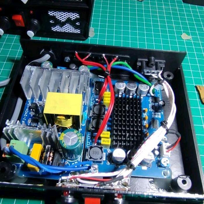POWER AMPLIFIER TPA 3116 SMPS 5 AMPER Langsung Colokan ke Listrik Power Amplifier Mini Class D 2