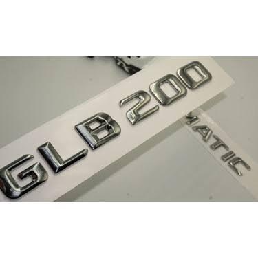 Emblem Tulisan Mercedes Benz Glb200 Glb250 Glb300 Emblem Bagasi Glb200