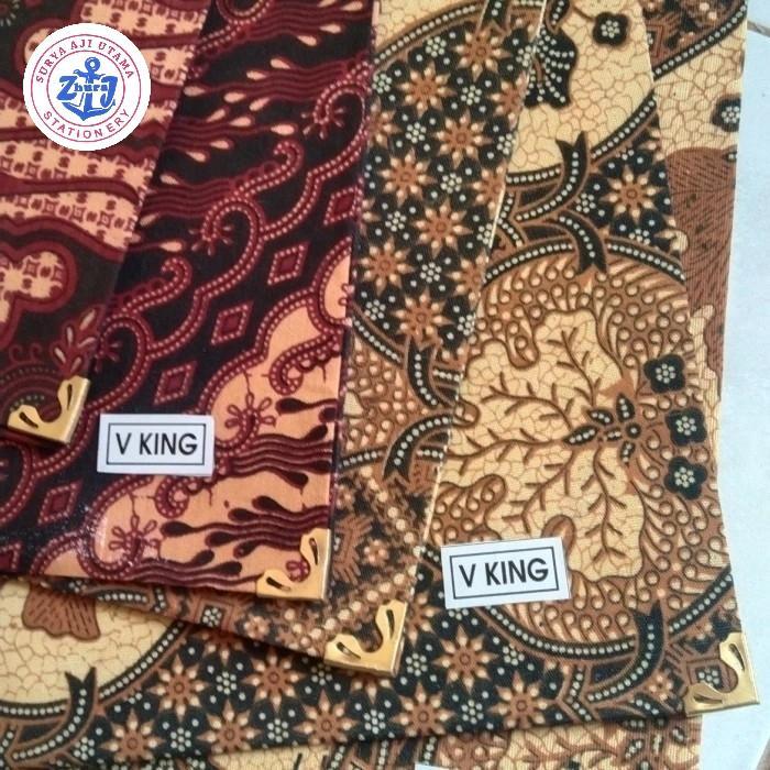 Map Batik Kain Folio Tebal Kokoh Merk Viking (Harga 1 Pcs) Terlaris