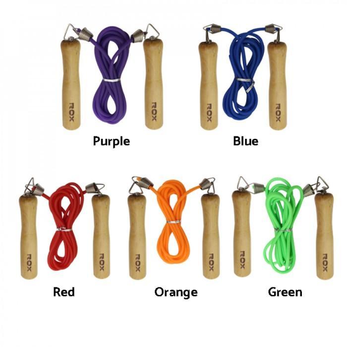 Tali Skipping Skiping Kayu Jump Rope ROX 950 Original