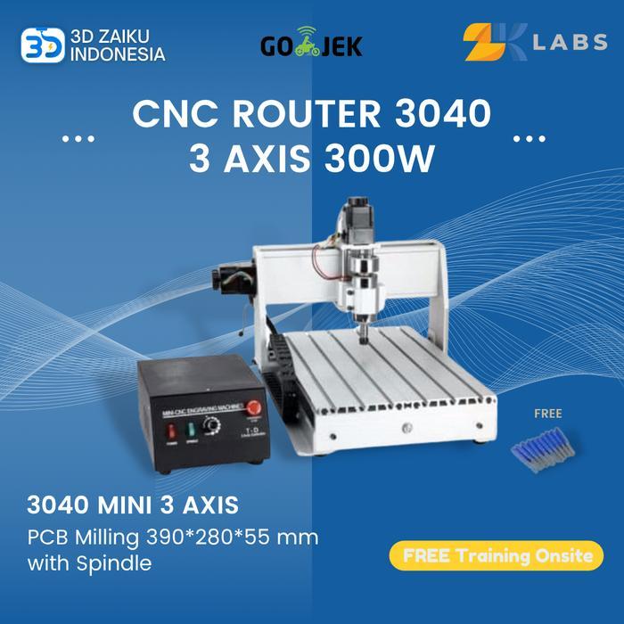 CNC ROUTER 3040 MINI MESIN CNC PCB MILLING 390*280*55 MM WITH SPINDLE